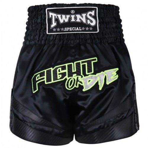 Тайские шорты Twins Special (TBS-FIGHTORDIE-black)